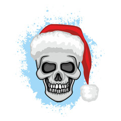 Christmas skull