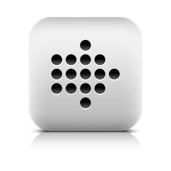 Web icon with digital arrow sign