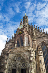 Fototapeta premium Frauenkirche or Church of Our Lady - church in Nuremberg, Germany