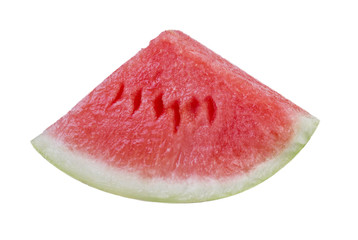 Watermelon slice isolated on white