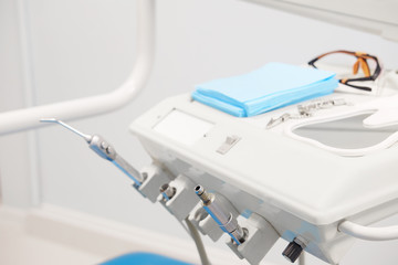 Equipment of a modern dental room