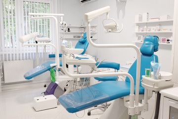 Fototapeta na wymiar Equipment of a modern dental room