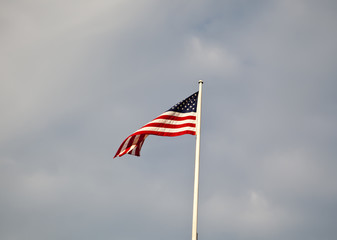 US American flag waving 