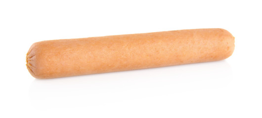 Casual wiener isolated on white