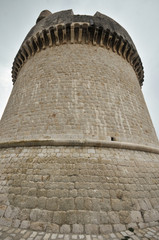 Minceta Tower, Dubrovnik old town city walls detail
