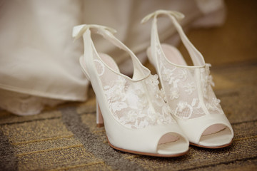 White Wedding High Heels