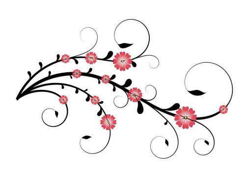 Fototapeta Floral design