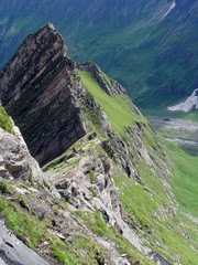 2 Bergsteiger am Klettersteig zum Hohen Tenn im Nationalpark Hohe Tauern, Österreich