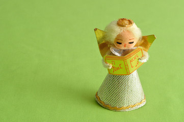 An angel to decorate a Christmas tree