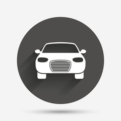 Car sign icon. Delivery transport symbol.