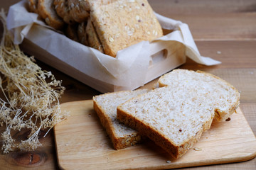 Whole grain bread.