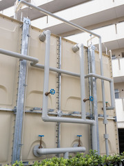 マンションの貯水槽