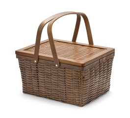 Brown Picnic Basket