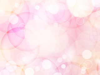Pink and pastel Soft color bokeh romantic abstract background