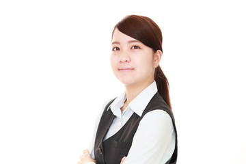 笑顔のビジネスウーマン