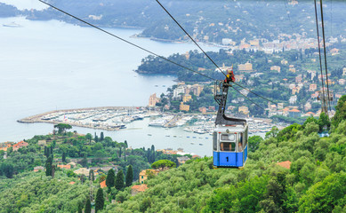 Italian resort Rapallo sea view