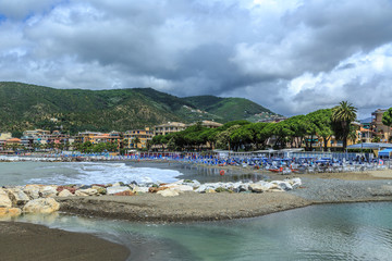 Fototapeta na wymiar Italian resort Sestri Levante