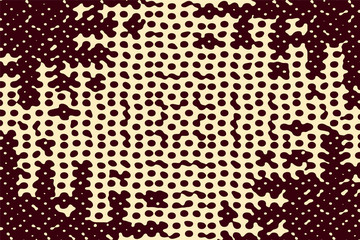 Abstract grunge vector background. Monochrome raster composition of irregular overlapping graphic elements. Created using  handmade camera-less photographic print.