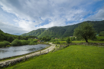 Albanian Alps,valley ropojana, Montenegro