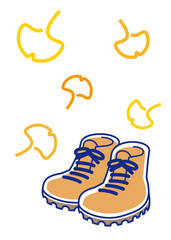 銀杏　トレッキングシューズ