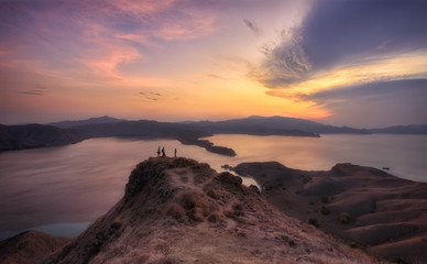 Sunset camp on top of hidden valley © rifkysetya