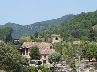 Fototapeta na wymiar village de Catalogne, Espagne