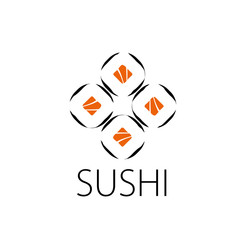 vector sushi logo