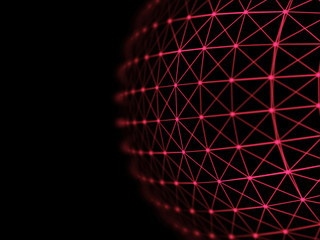 Futuristic virtual technology background, Fiber virtual optic cables, fibre connection, telecomunications concept, digitally generated image.