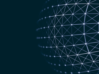 Futuristic virtual technology background, Fiber virtual optic cables, fibre connection, telecomunications concept, digitally generated image.