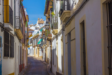 Fototapeta na wymiar Typical nice clean city streets Cordoba, Spain