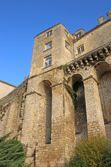 Fototapeta na wymiar Pons castle, France