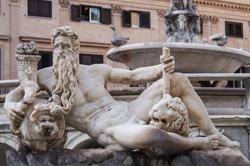 Sizilien - Palermo - Fontana Pretoria (Platz der Schande)