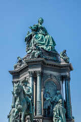 Maria Theresia Monument, in Vienna, Austria.