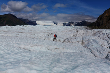 Fototapeta na wymiar Kennicott glacier