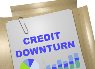 Credit Downturn concept