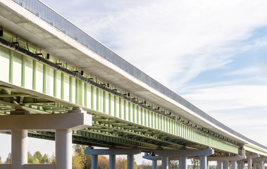 Elevated road on the sky