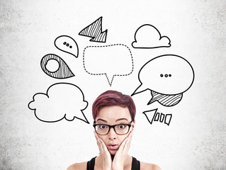 Girl scared by possibilities