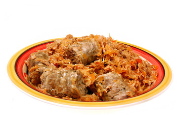 Traditional polish dish bigos