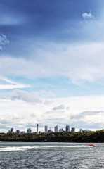 central sydney city CBD urban skyline in australia