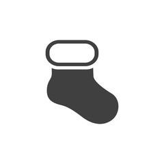 Vector Illustration of a Christmas Sock Icon