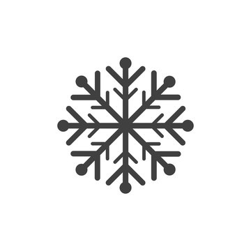 Vector Illustration of a Snowflake Icon