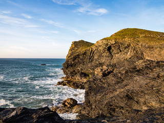 Rocky coastline near Port Quin