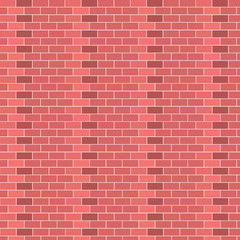 Background of brick wall texture vector.