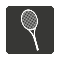 tennis sport equipment isolated icon