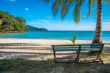 Beautiful tropical island beach, Koh Kood island Thailand - Travel summer holiday concept.