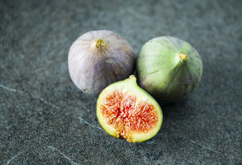 Fresh figs on the table