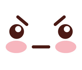 face emoticon cute square icon