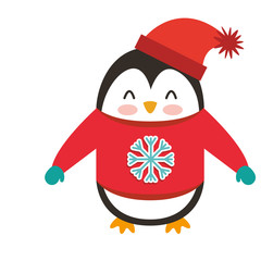 cute animal with christmas clothes