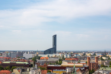 Obraz premium skytower Wroclaw, View of Wroclaw, Poland