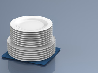 stack of dishes